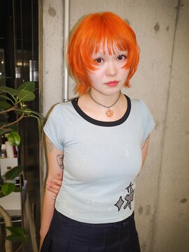 キオク(KIOX) ボブレイヤー/リタッチ/レイヤーカット/ハイトーン/髪質改善