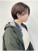 ＊耳かけショートボブ丸みショート大人ショートボブ軽めショート