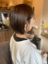 スノードロップ(SNOW DROP)&nbsp;50代女性×ボブ×スモーキーブラウン