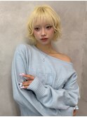 レイヤーボブ/ブロンド M