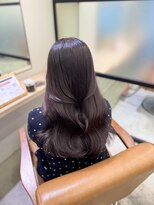 ミリー 梅田店(milly)&nbsp;ラベンダーブラウン＊ツヤ感カラー＊ブリーチなし