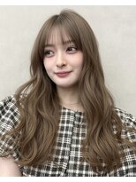 サンドレオ 新宿店(sand Leo)&nbsp;ミディアムレイヤーカット/髪質改善/韓国/前髪/新宿/ブリーチ