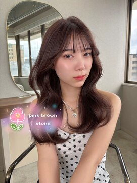 ボタン ハカタ(VOTAN hakata) 博多美容室/ピンクブラウン/韓国ヘア