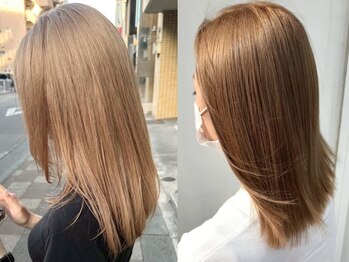 ブリックバイブレイス 千葉 千葉中央(brick by brace)の写真/髪質改善薬剤配合の縮毛矯正&美髪ストレート*ダメージレスに特化した施術で口コミ高評価*[千葉駅/ブリーチ]