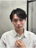 men's/メンズ/リバースセンターパート/ニュアンスパーマ/池袋
