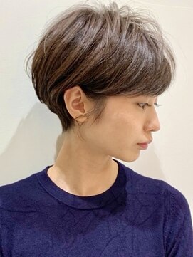 ピークアブー 原宿ハラカド(PEEK-A-BOO) 耳かけショート/大人癖毛くせ毛/絶壁ゼッペキ解消くびれ前髪あり