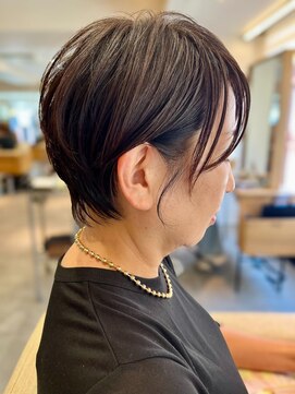 フリップビーアヴェダ(FLIP B AVEDA) 本八幡×市川市美容院×大人ショート×ミセス