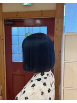 キングスベリー(Hair Relaxation King's Berry) ブルーブラック×ボブ7.24