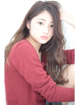 サロンドミルク 原宿(salon de MiLK) 【salon de Milk原宿】ニュアンスロング☆柔らかベージュ