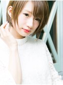 ☆LOCO☆ハイトーンでお洒落度UPな前下がりボブ