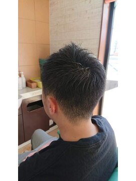 ゾーンヘア メンズショートカット
