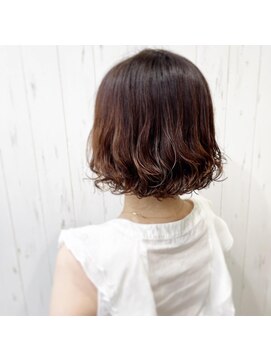 チームボス(Team BOSS) ゆるふわデジタルパーマスタイル