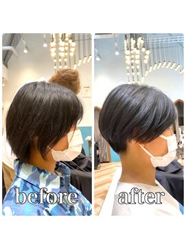 ロンド レグリーズ 立川(Lond leglise) 【山方 直也】小顔×刈り上げショート×マッシュショート