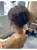 【noie】簡単ローポニーアレンジ