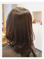 エムプラス 二子玉川(Mplus)&nbsp;大人可愛いセミロング毛先だけパーマ　夏目サトル