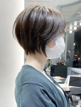 ロンドジェネルーズ 柏(Lond generous) 【斉藤 航人】柏でなれるグレージュカラーの透け感ショートボブ