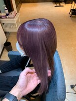 アヤメ 巣鴨店(ayame)&nbsp;(ayame巣鴨)ケアブリーチ_艶髪_ピンクヘア_前髪あり_巣鴨