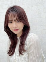 美容室 パルス 静岡鷹匠店(PALS) 外はねセミディ くびれ ワンホン