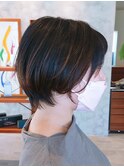 ショートボブ×30代すっきりまとまりヘア