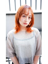 ザ オーダー(THE ORDER)&nbsp;ハイトーンオレンジカラー/ケアブリーチ/ダブルカラー/レイヤー