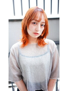 ザ オーダー(THE ORDER) ハイトーンオレンジカラー/ケアブリーチ/ダブルカラー/レイヤー