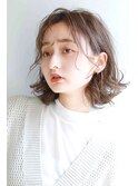 大人可愛い20代30代40代50代小顔ウルフレイヤーボブショートボブ
