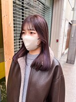 アンヘアー(UNHAIR by shiomiH)&nbsp;大人前髪×レッドブラウン