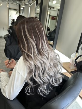 ラフ 難波店(LAFF) #黒髪#ボブルフ#ネビージュ#小顔#ワンレン