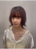 ふわふわキュート!ピンクレイヤーボブ
