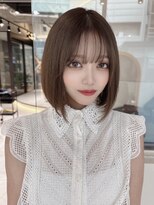 ロンドメリア 天神大名店(Lond Melia)&nbsp;★ミディアムヘア暗めカラーグランマッシュデザインカラー艶髪★