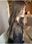 【 ロング × オリーブベージュ 】浅野美紀