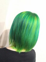 ヘアーアンドアイラッシュ チェイン(HAIR&EYELASH CHAIN)&nbsp;アンブレラカラー　グリーン×ライム