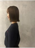 切りっぱなしボブ