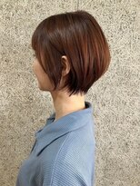 アッタニコ(atta2co)&nbsp;大人ショート　丸みショート　顔周りカット　ナチュラルブラウン