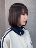 ◇ボブ 縮毛矯正 顔周りカット 表参道 髪質改善