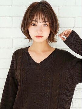 アグ ヘアー マルス 伊敷店(Agu hair mars) 《Agu hair》秋冬カラーのくびれボブ