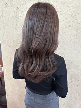 イーストハムアール(EAST HAM r) 透明感シアーブラウンセミロング