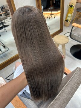 クム 横浜(qumu) 髪質改善×モカブラウン