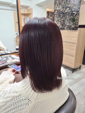 アンクラウド(an cloud) レッドブラウン/ローズピンク/ブリーチなしカラー