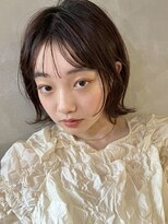 【PARK】くびれ外はねボブ×束感シースルーバング