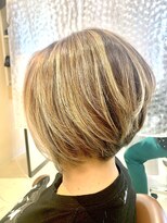 アズール 草加(azule)&nbsp;ショート　ハイライトカラー　ライトベージュ