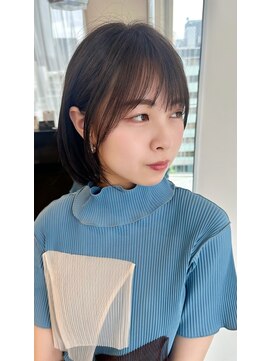イヴォークトーキョーオーサカ(EVOKE TOKYO osaka) レイヤーボブ 顔周りカット 似合わせ 小顔