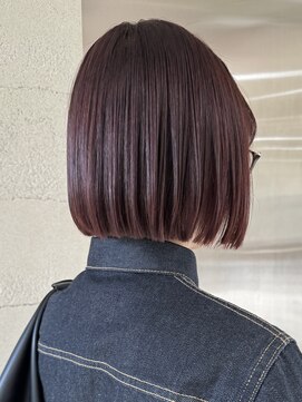 イマイ ケイアウラ(imaii k-aura) ミニボブ/レッドカラー/乾かすだけできまる