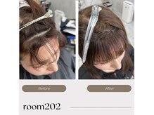 ルーム(room 202)の雰囲気（前髪カット＋前髪クロスパーマ  ¥6600～）