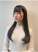 フェミニンロング/顔まわりカット/顔まわりレイヤー/20代30代