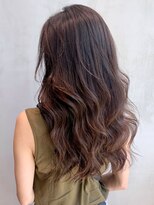 シオン(shion)&nbsp;ロングミルクティーオリーブベージュ韓国ヘア_ba301981