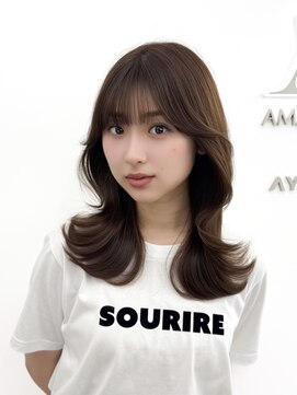 アマトウキョウスマートサロン(AMA TOKYO×Smart Salon) くびれミディ/顔まわりカット/くびれ巻き/レイヤーカット