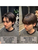 エノア 東京(ENORE)&nbsp;メンズ縮毛矯正で自然なストレートマッシュスタイル　銀座・東京