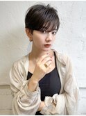 ハンサムショート/黒髪/ショートカット/ショートボブ/銀座