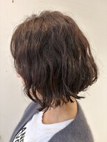 アッシュ 仙川店(Ash)&nbsp;50代波ウェーブパーマエアリーカールエアリーボブパーマボブ